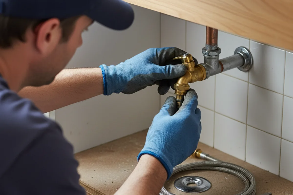 Shutoff valve and fitting work during Faucet and Fixture Repair in Lone Tree